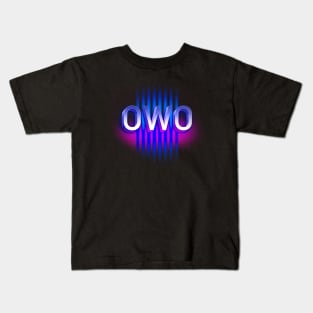 OWO emote Kids T-Shirt